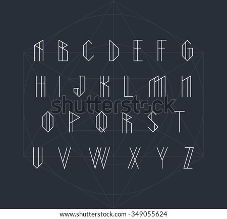 geometric typeface geometric typeface