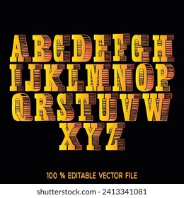 Vector Alphabet Set. Hand drawn triangle alphabet ABS letters - vector.
