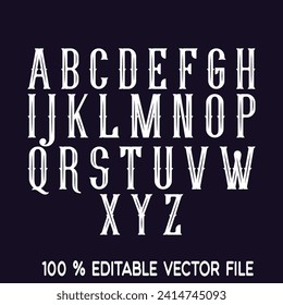 Conjunto de alfabetos vectores. Alfabeto triangular dibujado a mano letras ABS - vector.
