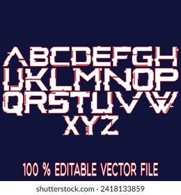 Vector Alphabet Set. Hand drawn triangle alphabet ABS letters - vector.