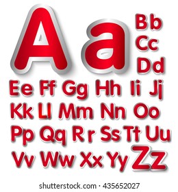 Vector alphabet set. Vector Illustration