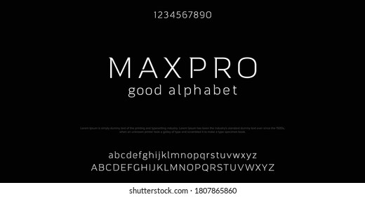 vector alphabet, simply font alphabet