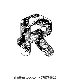 Vector alphabet. Sketchy creative letters collection hand drawn with ink pen for lettering posters, ads, headers, banners and more