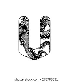 Vector alphabet. Sketchy creative letters collection hand drawn with ink pen for lettering posters, ads, headers, banners and more