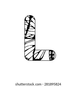 Vector alphabet. Sketchy creative letters collection hand drawn with ink pen for lettering posters, ads, headers, banners and more
