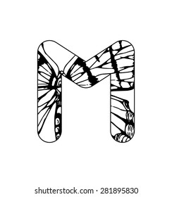 Vector alphabet. Sketchy creative letters collection hand drawn with ink pen for lettering posters, ads, headers, banners and more