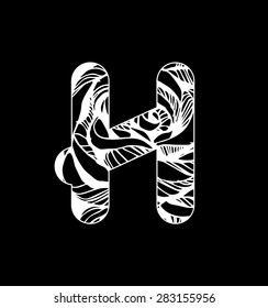 Vector alphabet. Sketchy creative letters collection hand drawn with ink pen for lettering posters, ads, headers, banners and more