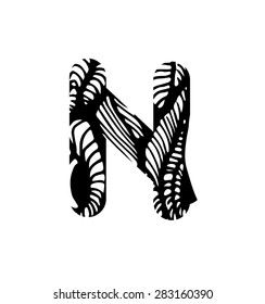 Vector alphabet. Sketchy creative letters collection hand drawn with ink pen for lettering posters, ads, headers, banners and more