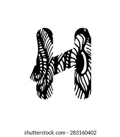 Vector alphabet. Sketchy creative letters collection hand drawn with ink pen for lettering posters, ads, headers, banners and more