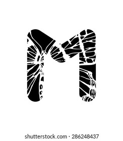 Vector alphabet. Sketchy creative letters collection hand drawn with ink pen for lettering posters, ads, headers, banners and more