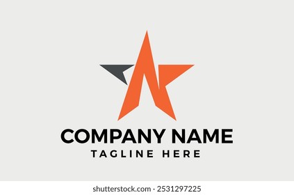 Símbolo del alfabeto de Vector con elemento de estrella, letra K. concepto de diseño de logotipo de estrella. Arte vectorial e ilustración editables.