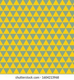 Vector alternating blue and yellow triangular pattern