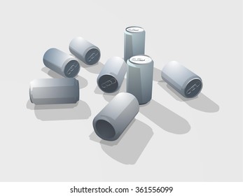 vector aluminum can