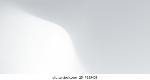 Vector aluminum grey sheet with reflection. Platinum and titanium abstract cold art modern background