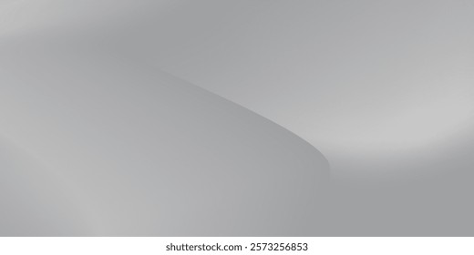 Vector aluminum grey sheet with reflection. Platinum and titanium abstract cold art