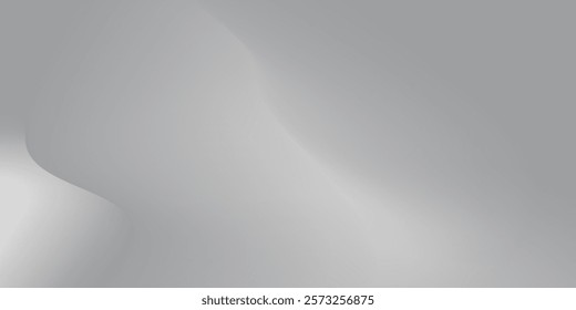 Vector aluminum grey sheet with reflection. Platinum and titanium abstract cold art