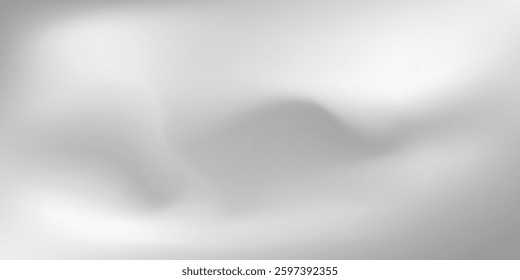 Vector aluminum grey sheet with reflection. Platinum and titanium abstract cold art gradient