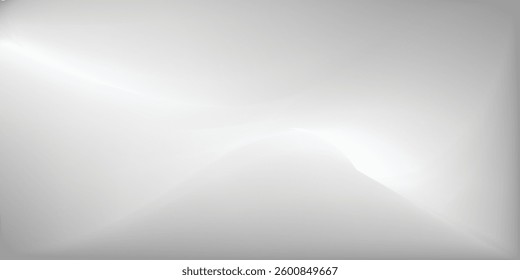 Vector aluminum grey sheet with reflection. Platinum and titanium abstract cold art
