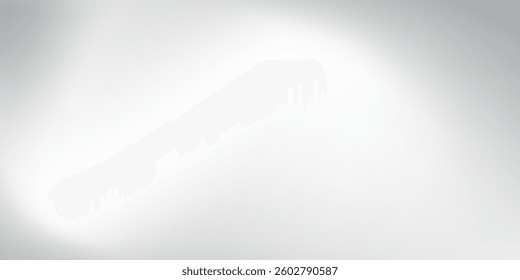 Vector aluminum grey sheet with reflection. Platinum and titanium grey
