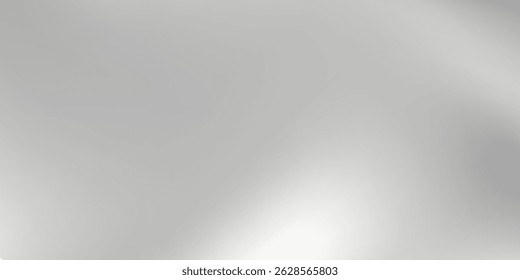 Vektor Aluminium graues Blatt mit Reflexion. Abstrakte Kunst aus Platin und Titan
