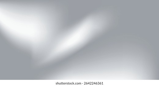 Vector aluminum grey sheet with reflection. Platinum and titanium abstract cold art.eps 10