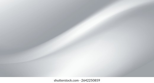 Vector aluminum grey sheet with reflection. Platinum and titanium abstract cold art.vector