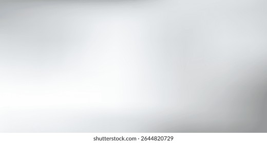 Vector aluminum grey sheet with reflection. Platinum and titanium abstract cold art