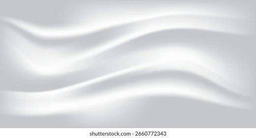 Chapa gris de aluminio Vector con reflexión. Arte frío abstracto de platino y titanio
