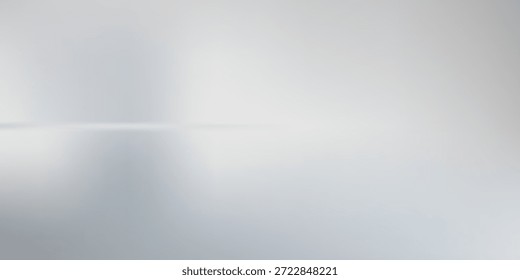 Vector aluminum grey sheet with reflection. Platinum and titanium abstract cold simple. vector illustration