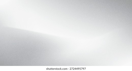 Chapa gris de aluminio Vector con reflexión. Arte frío abstracto de platino y titanio