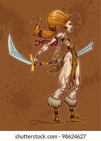 Vector Amazon woman