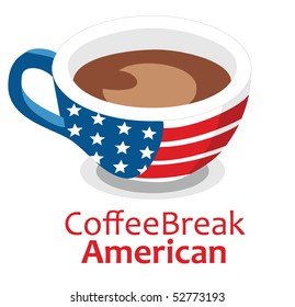 Vector American Coffee break
