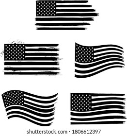 Vector of the American Flag  