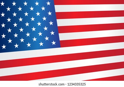 Vector American flag background