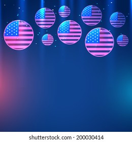 vector american flag icon design