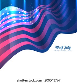 vector american flag icon design