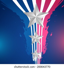 vector american flag icon design