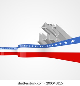 vector american flag icon design
