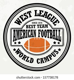 Vector American Football Badge  / Vector American Football labels / American Football emblems / Vector American Football 