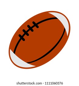 vector American football ball illustration isolated, sport icon 