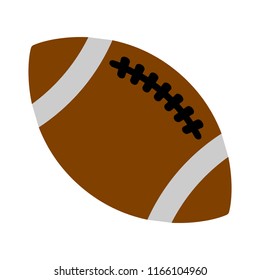 vector american football ball illustration isolated- sports icon