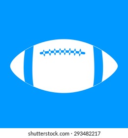 Vector American Football. Flat design style eps 10