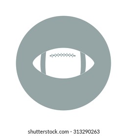 Vector American Football. Flat design style eps 10