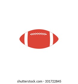 Vector American Football. Flat design style eps 10