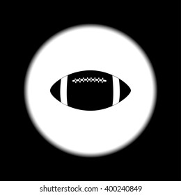 Vector American Football. Flat design style eps 10