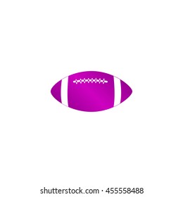 Vector American Football. Flat design style eps 10