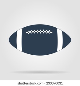 Vector American Football. Flat vector illustrator Eps