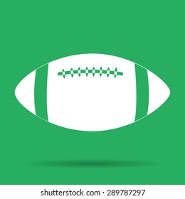 Vector American Football. Flat vector illustrator Eps