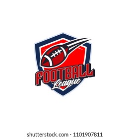 Vector American Football Logos Insignias Vector Stock Vector (Royalty ...