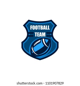 Vector American Football logos and insignias. Vector isolated sport icon design illustration